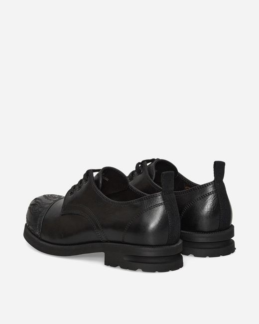 Kiko Kostadinov Black Men S Atro Lace Up Shoes Soot for men
