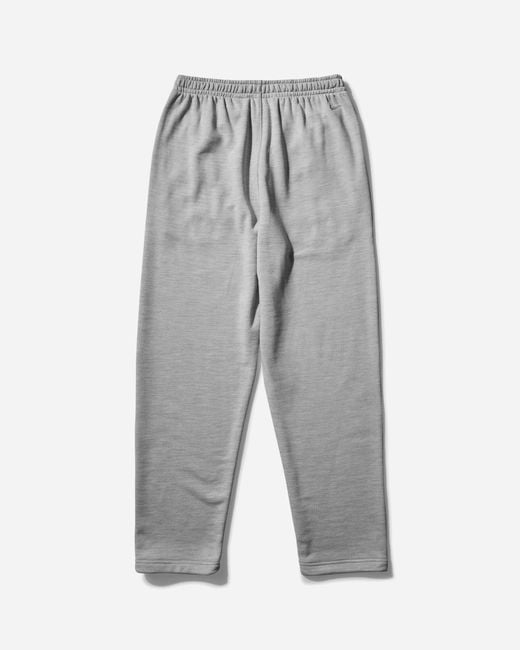 Nike Gray Men S Wool Classics Open Hem Fleece Pants Matte Silver for men