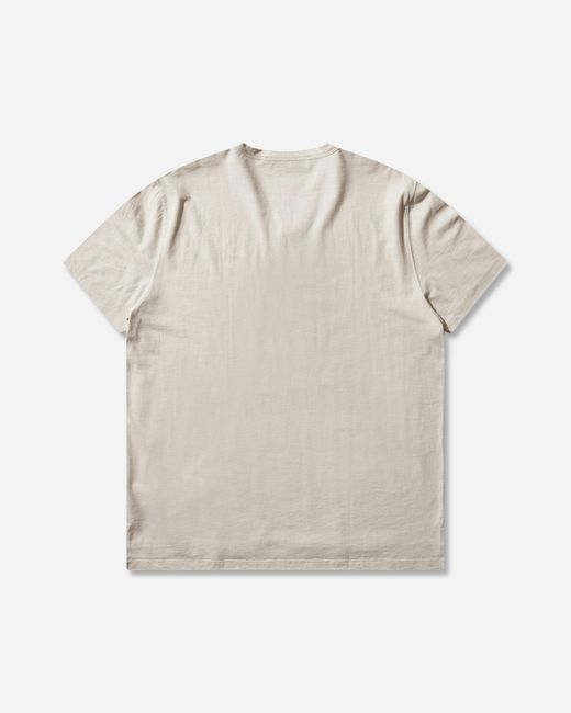 Our Legacy Natural Men S Gorge V-neck T-shirt Cream for men