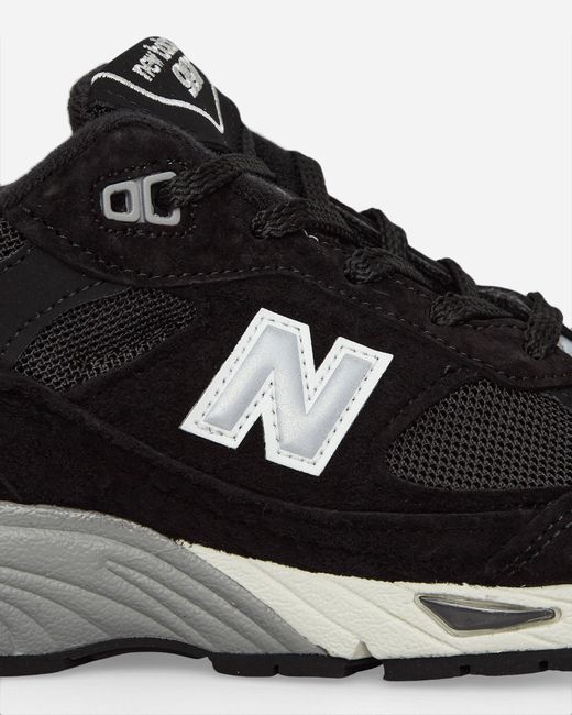 New Balance Black Wmns Made In Uk 991v1 Sneakers / Silver
