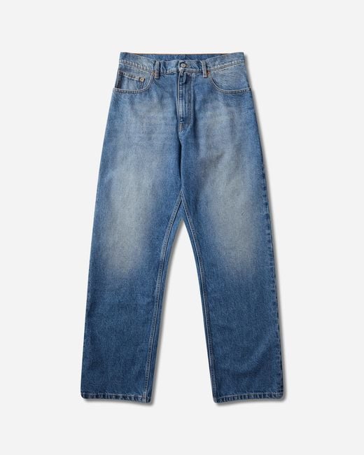 MM6 by Maison Margiela Blue S Straight-Leg Jeans for men