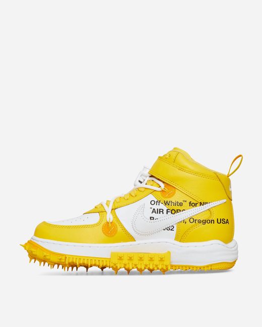 Nike Yellow Air Force 1 Mid X Off-white for men