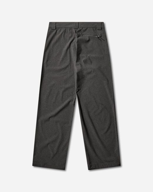 Roa Gray Numb Pinstriped Packable Pants for men