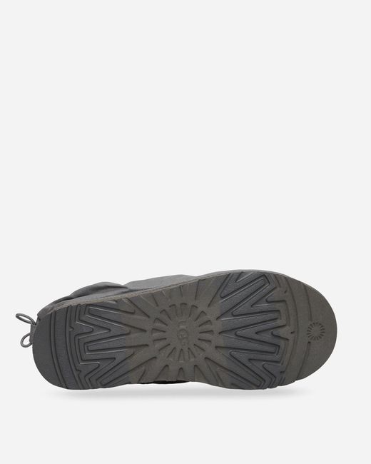 Ugg Gray Tasman Shroud Zip Sandals Dark
