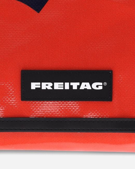 Freitag F14 Dexter Slim Messenger Bag Red / Blue for men