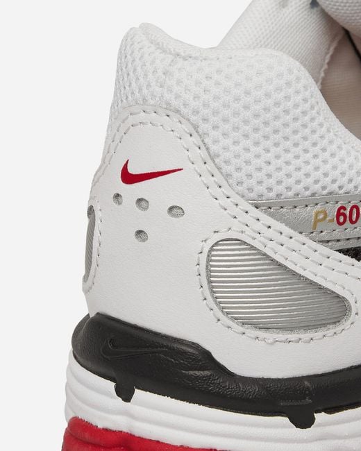 Nike Wmns P-6000 Sneakers White / Metallic Platinum / Varsity Red