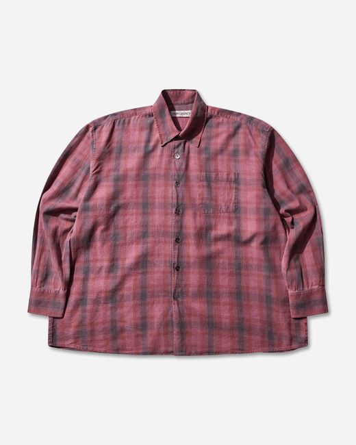 Our Legacy Red Men S Borrowed Shirt Idaho for men