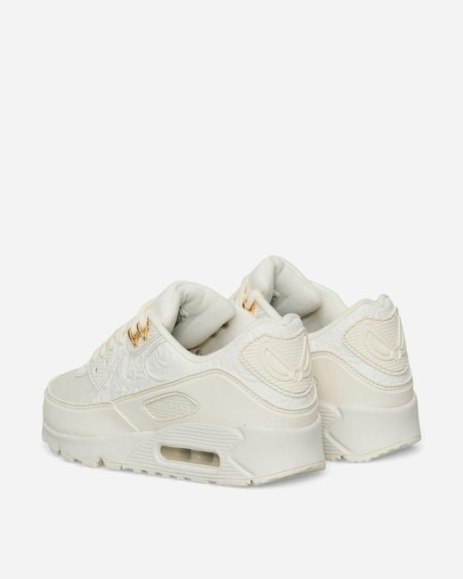 Nike White Slawn Air Max 90 Sneakers Sail for men
