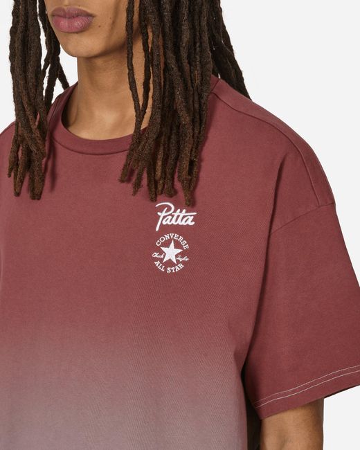 Converse Red Patta Standard T-Shirt Gradient for men