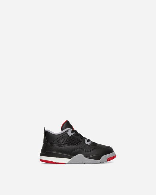 Nike White Air Jordan 4 Retro (td) Sneakers Black / Fire Red / Cement for men