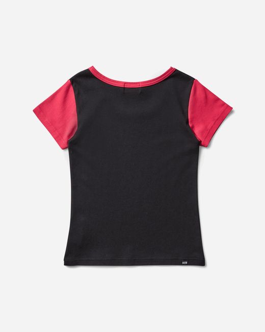 Hysteric Glamour Black Women S Ema / Lazy Mushroom Tiny T-shirt