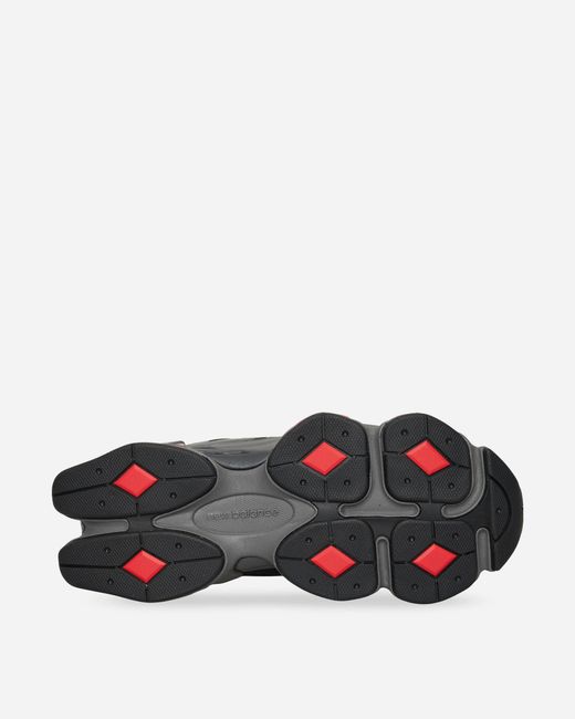 New Balance Black 9060 Sneakers / Fire Cracker for men