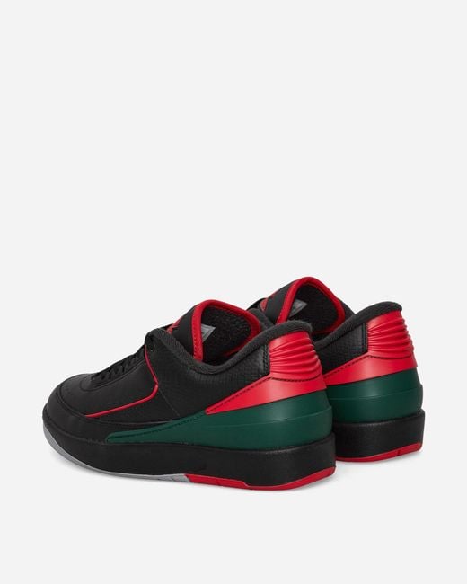 Nike Air Jordan 2 Retro Low Sneakers Black / Fire Red / Fir for men