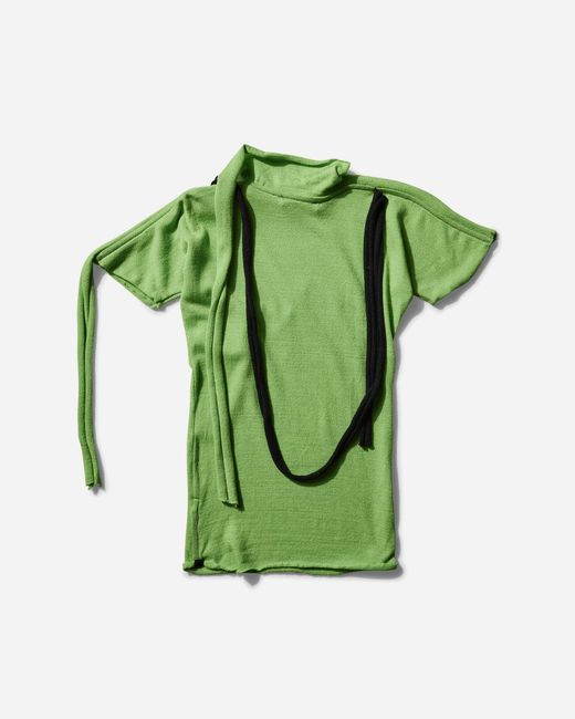 OTTOLINGER Green S Strap Knit T-Shirt