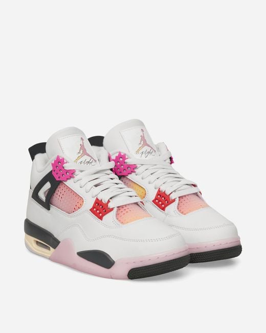 Nike Pink Air Jordan 4 Comic Sneakers Off Fire for men