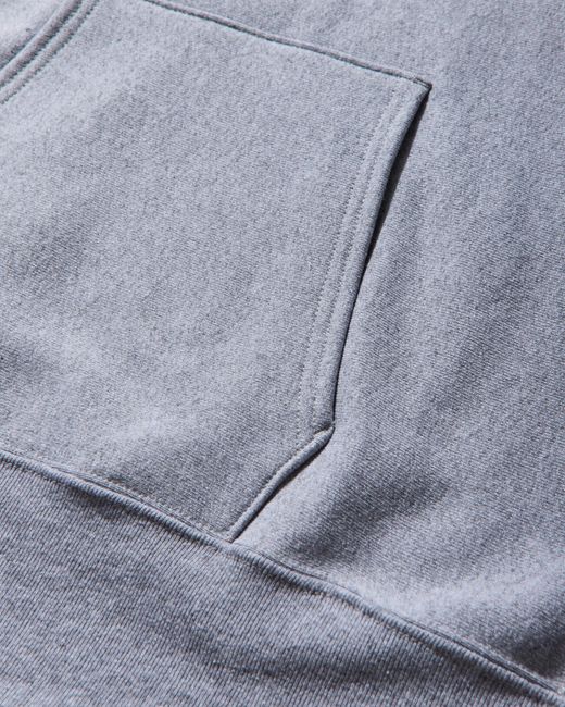 Champion Blue Men S Made In Usa Reverse Weave Hoodie Oxford Gray for men