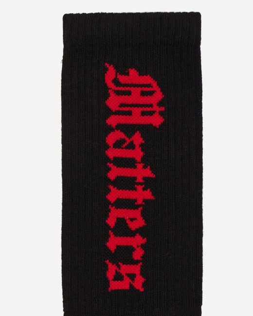 Aries Red Nothing Matters Socks for men