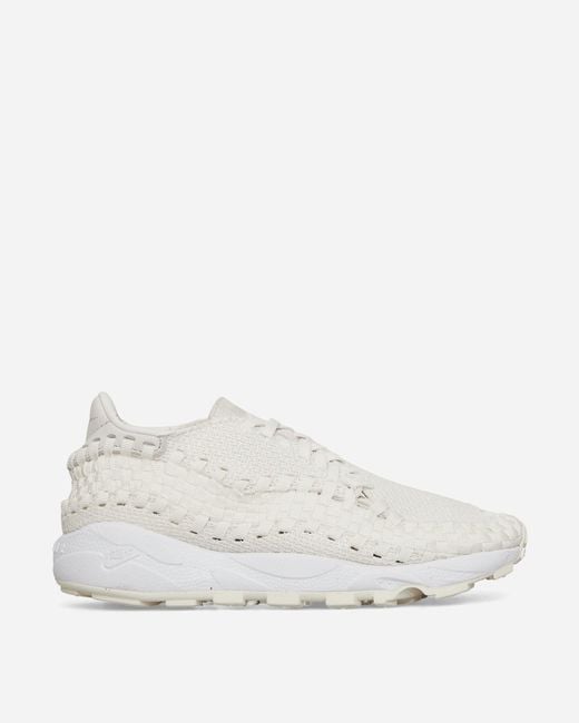 Nike White Wmns Air Footscape Woven Sneakers Phantom for men
