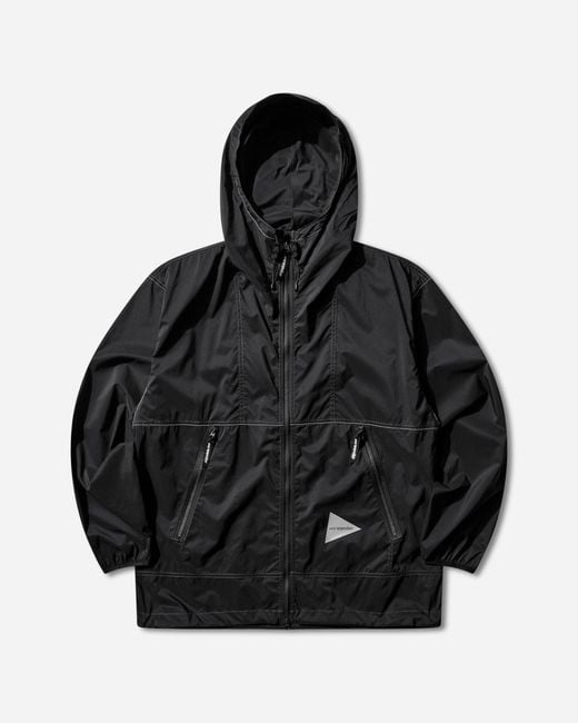 And Wander Black Men S Pertex Wind Jacket for men