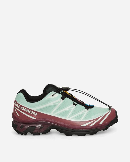 Salomon Green Xt-6 Gore-tex Sneakers Lichen / Nocturne / Clearly Aqua for men