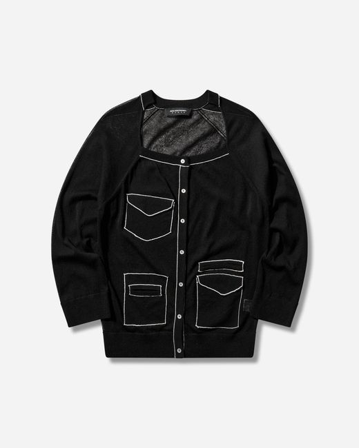 Kiko Kostadinov Black S Kreiner Knit Cardigan