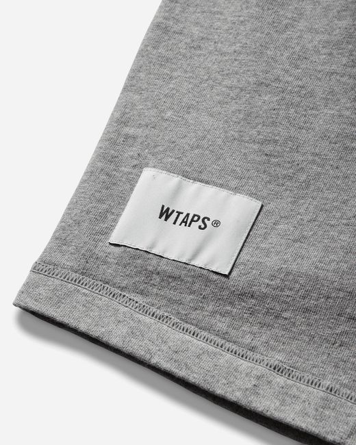 (w)taps Gray S Ian Longsleeve T-Shirt for men