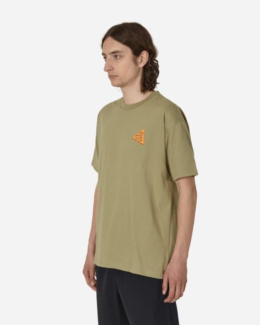 Nike Acg Vortex T shirt Neutral Olive in Green for Men Lyst