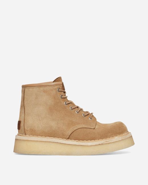 KENZO Natural Kenzoyama Lace-up Boots for men