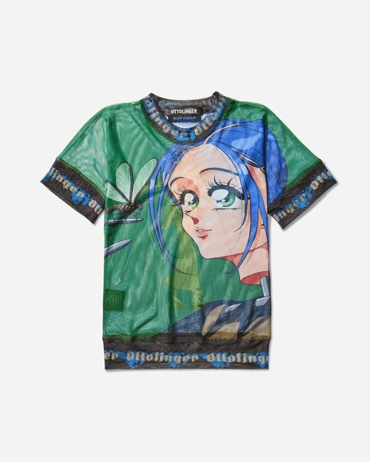 OTTOLINGER Blue Women S Julien Ceccaldi Mesh T-shirt Multicolor