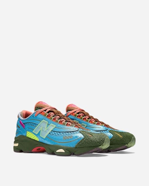 New Balance Salehe Bembury 1000 Sneakers Blue / Lime / Red for men