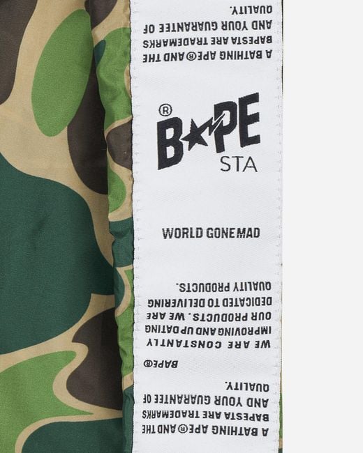 A Bathing Ape Green Abc Small Assortment Case for men
