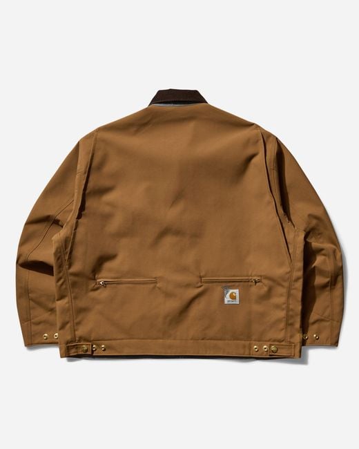 Carhartt INVINCIBLE Detroit Lサイズ ブラウン Carhartt Men S Invincible Reversible Max Detroit Jacket Hamilton