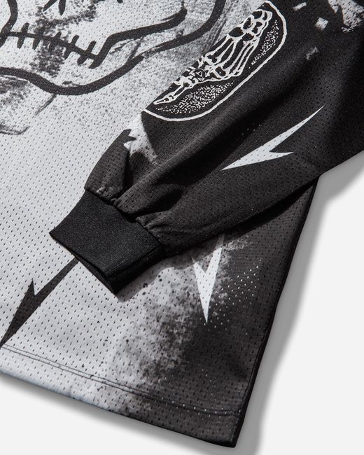 Aries Black Metal Airtex Longsleeve T-Shirt for men