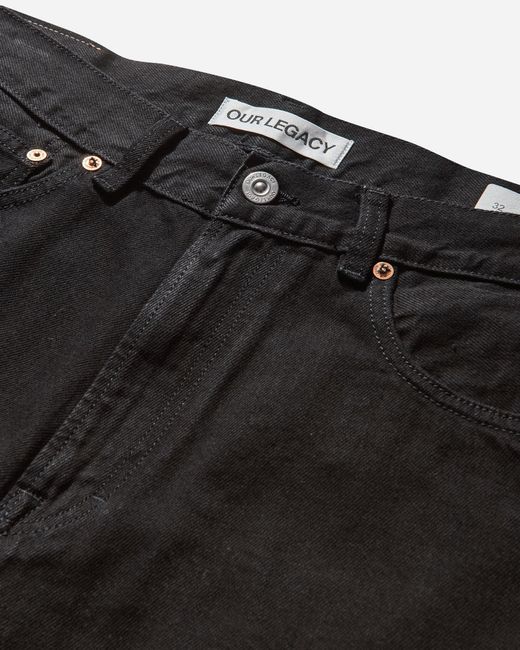 Our Legacy Black S Third Cut Jeans Selvedge for men
