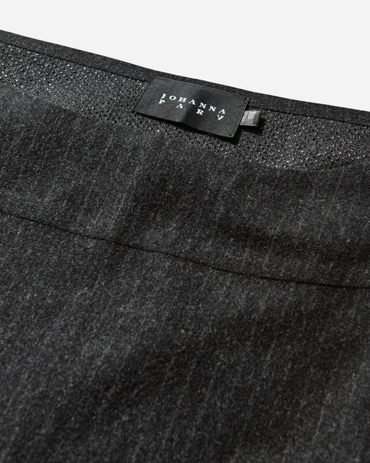 JOHANNA Paris Black Women S Wool Track Pants