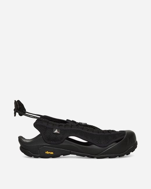 Roa Black Arpy Weaved Sandals for men