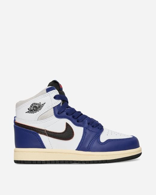 Nike Air Jordan 1 High Og Rare Air (ps) Sneakers White / Deep Royal Blue for men