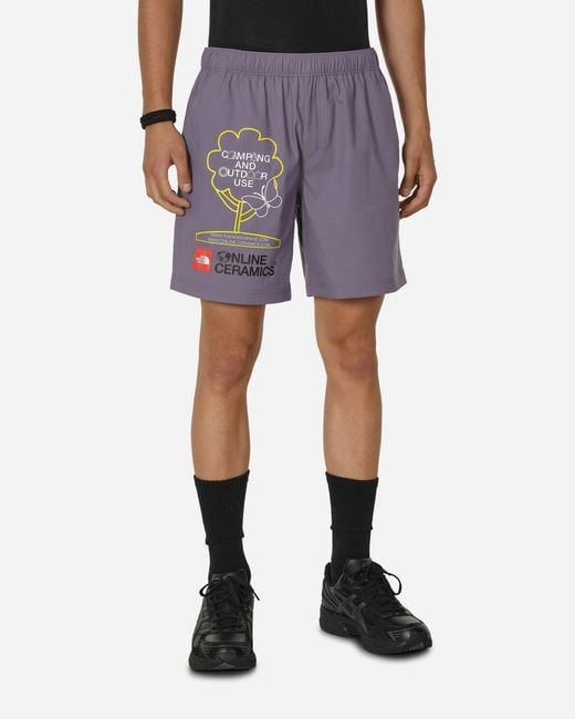 The North Face Project X Blue Online Ceramics Class V Pull On Shorts Lunar Slate for men