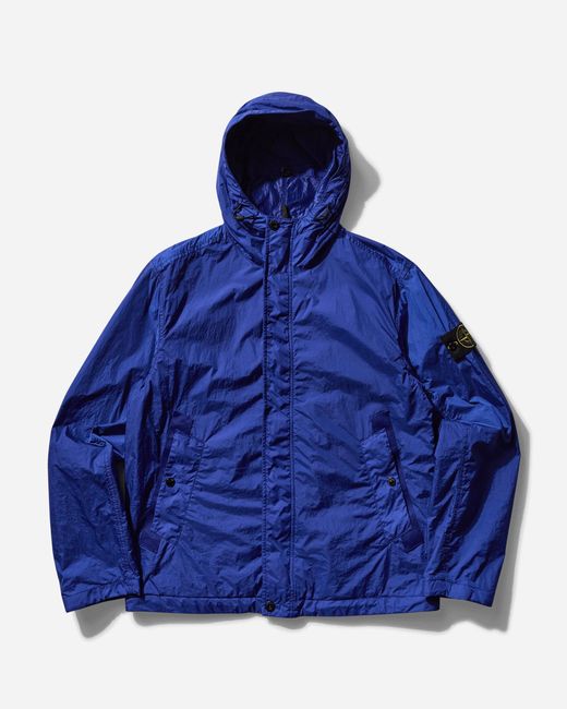 Stone Island S Crinkle Reps R-Ny Hooded Jacket Bright in