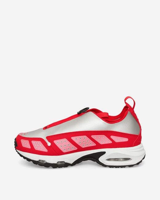 Nike Women S Air Max Sndr Sneakers Silver / Fusion Red