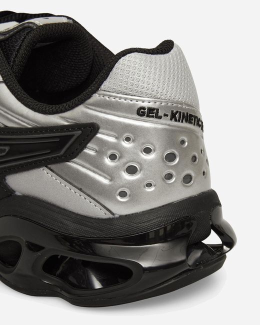 Asics Black Gel-kinetic Fr Sneakers / Pure Silver for men