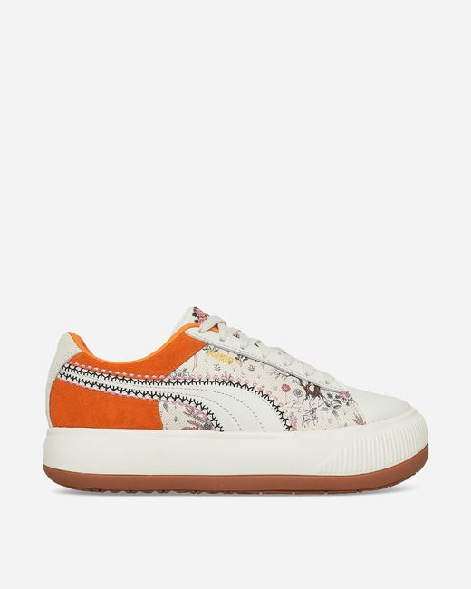PUMA Wmns Suede Mayu 3 Liberty Marshmallow/marshmallow Sneakers Low - Lyst