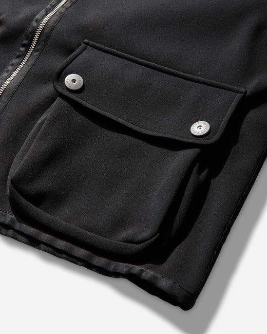 Cav Empt Black Smooth Zip Up Jacket for men