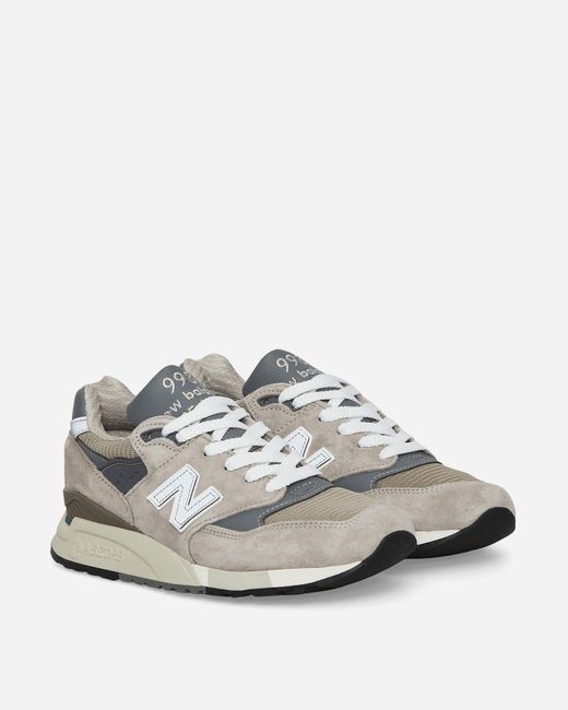 New Balance White Made In Usa 998 Sneakers for men