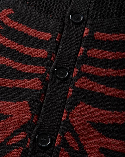 Xlarge Black Men S Scanner Knit Cardigan for men