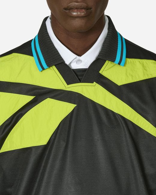 Reebok Green Botter Vector Layered Polo Shirt Acid for men