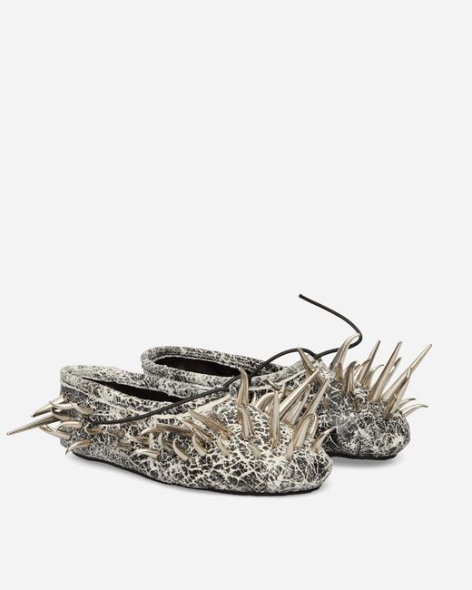 ASLAN WORLD White S Teeth Flats Battleship