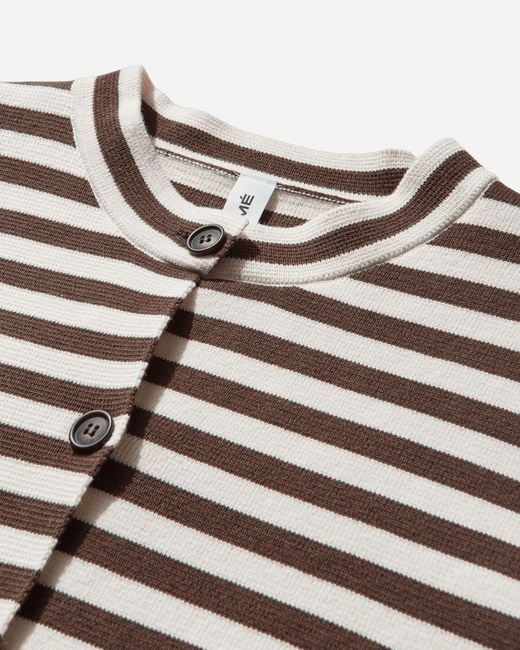 Résumé Multicolor Women S Kodyrs Knit Cardigan Creme Stripe