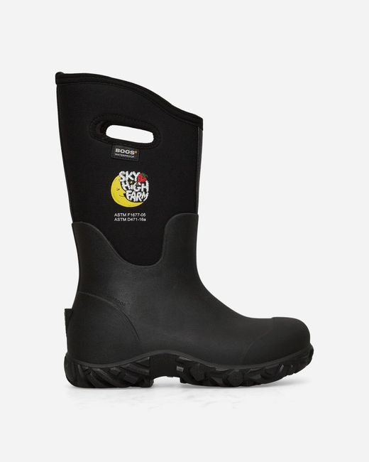 Sky High Farm Black Bogs Workwear Boots for men