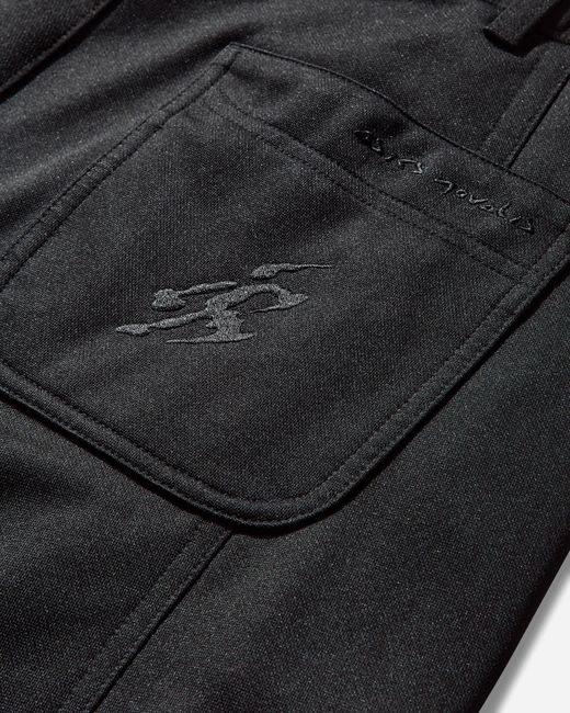 Asics Black Novalis Styrax Track Pants Anthracite for men